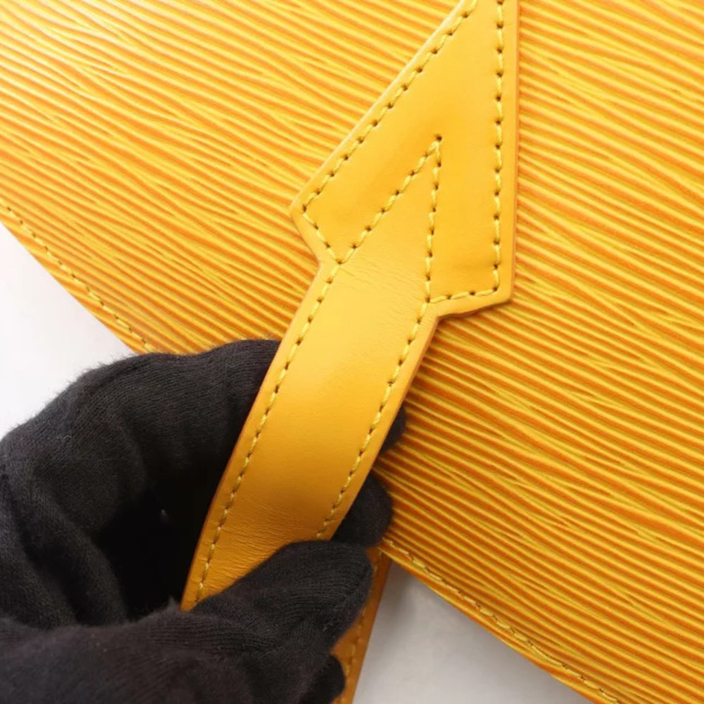 Louis Vuitton Saint Jacques Shopping Shoulder Bag Leather Epi Yellow - Picture 9 of 9